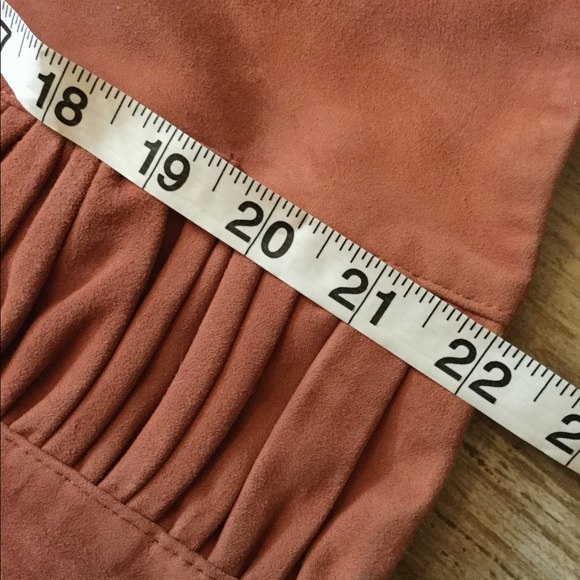 Anne Klein Suede Jacket, Salmon Pink, Medium - Picture 4 of 6